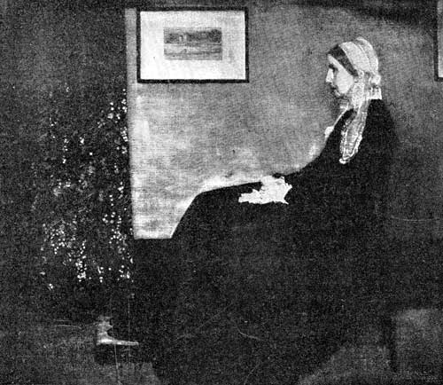 Fig. 44. Whistler's Mother. Whistler. Luxembourg,
Paris