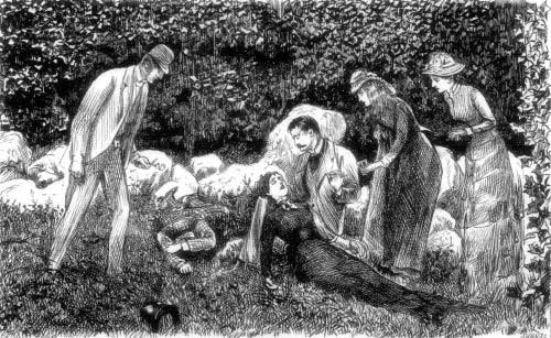 "FOTHERGILL! IS SHE MUCH HURT?"&mdash;Page 682.