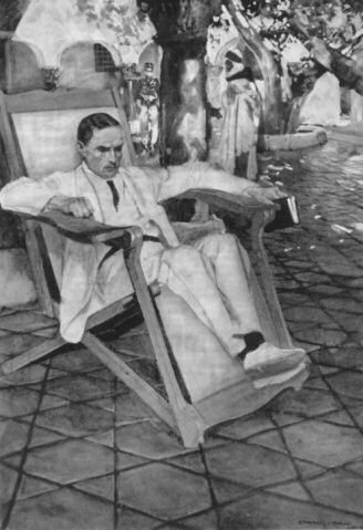 "During convalescence he read 'Under Two Flags'
and approved the idea."