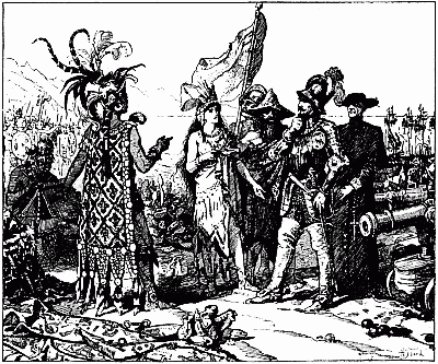 Montezuma and Cort&eacute;s