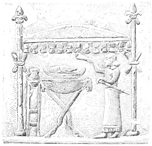 Fig. 68.&mdash;Tabernacle; from the Balawat Gates.