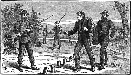 The Escape From Columbia&mdash;crossing The Dead Line.