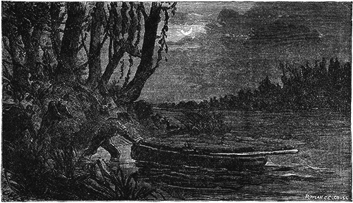 The Escape&mdash;crossing The Savannah At Midnight.