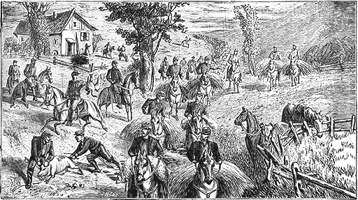 Calvary.&mdash;foraging Party Returning To Camp.
