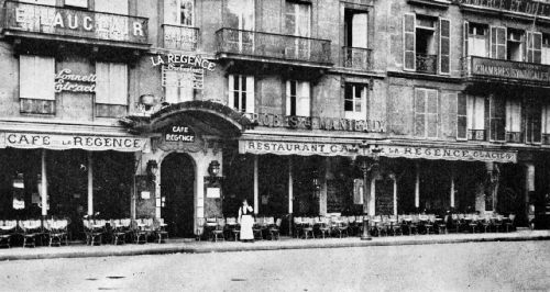 Caf&eacute; de la R&eacute;gence in 1922