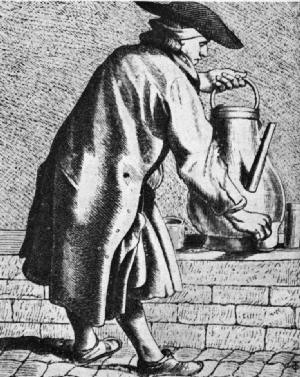 Street Coffee Vender of Paris&mdash;Period, 1672 to 1689&mdash;Two Sous per Dish, Sugar Included