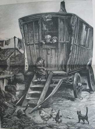 A Gipsy&rsquo;s van near Notting Hill, Latimer Road