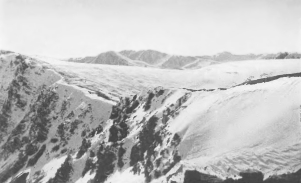 THE CREST OF THE CONTINENT IN WINTER, 13,000 FEET ABOVE
SEA-LEVEL