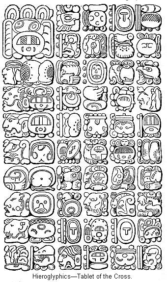 Hieroglyphics&mdash;Tablet of the Cross.