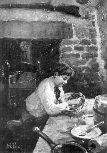 "The Frosting Dish"

From a painting by H. C. Pitz.