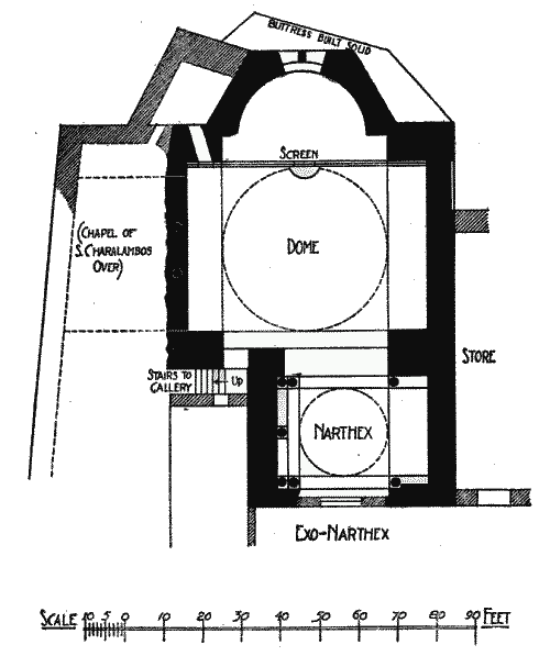 Plan of Church of the Archangels, Syg&eacute;.
