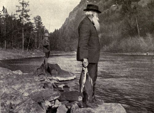 MR. BURROUGHS'S FAVORITE PASTIME.

By kind permission of Forest and Stream.