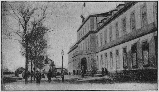Fotografia do Quartel de Infantaria 18, e campo da Regenera��o