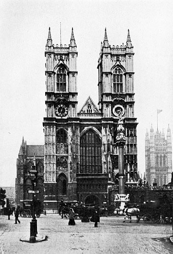 “There’s the Abbey right ahead of us.”&mdash;Page 25.