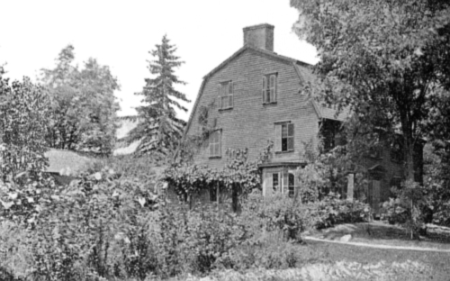 REVEREND WILLIAM EMERSON’S HOUSE&mdash;THE OLD MANSE The
conflict at the Bridge was in plain view from this house