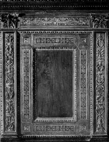 Plate 10.&mdash;Panel from Sacristy of S. Croce, Florence.

