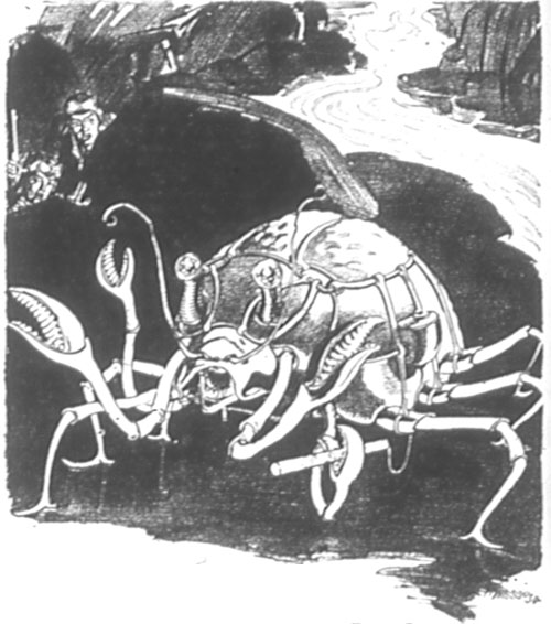 The monster emanated power, sinister, malevolent
power.