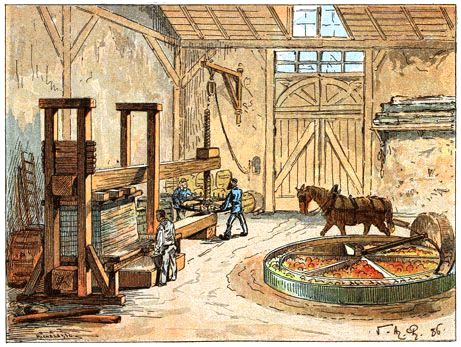 Le Pressoir et le Tour � piler