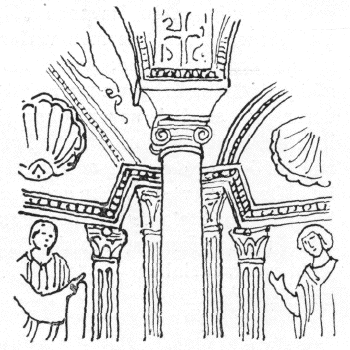 Bild 30. Aus S. Giovani in Fonte zu Ravenna, vollständige Darstellung. Bild 30. Aus S. Giovani in Fonte zu Ravenna, vollständige Darstellung.