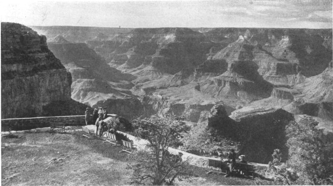 There is nothing else remotely resembling the Grand Ca&ntilde;on
in the known world, and no one has yet been heard of who has seen it and
been disappointed