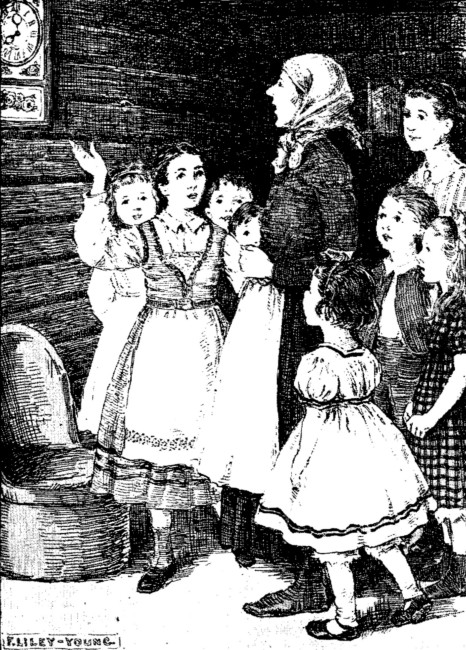 "Oleana," said I, "we wanted to give you a clock."&mdash;Page
183.