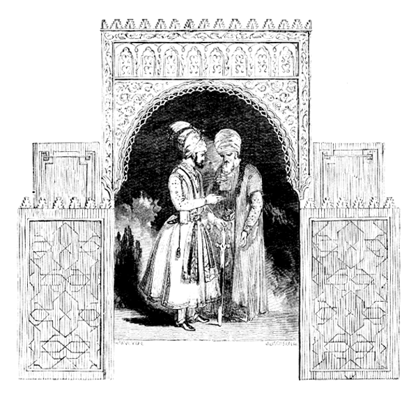 Head-piece to Chapter VIII.--Suleym&aacute;n Sh&aacute;h and his Wezeer