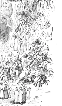 The Troops of Suleym&aacute;n Sh&aacute;h meeting his Bride