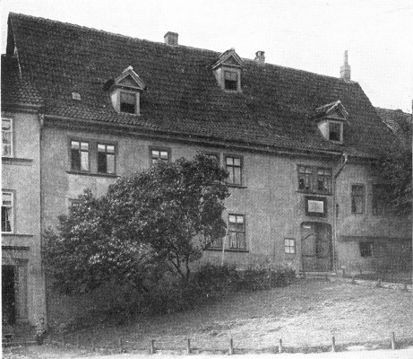 THE HOUSE IN WHICH BACH WAS BORN. THE HOUSE IN WHICH BACH WAS BORN.
