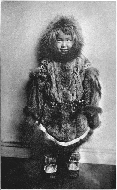 Copyright by Dobbs, Nome

Eskimo Lad in Parka and Mukluks