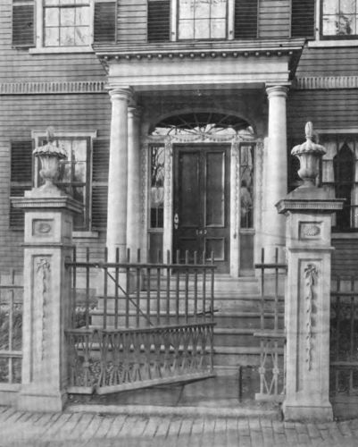 Plate II.&mdash;Doorway, Oliver House, Salem, Mass. Built in 1802.