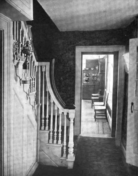 Plate XXXIX.&mdash;Hallway, Spencer-Pierce House.