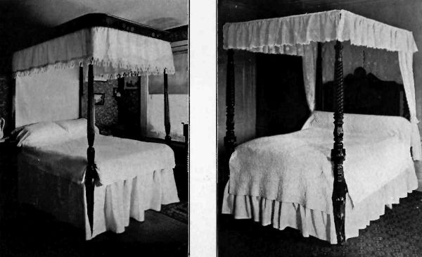 Plate XLI.&mdash;Sheraton Four-poster; Four-poster showing decided English characteristics.