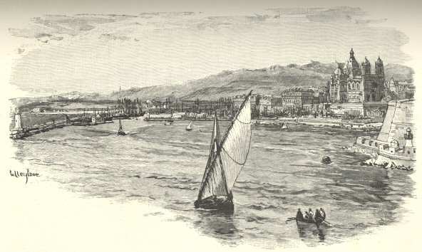 The New Harbour, Marseilles.  From Cassell&rsquo;s &lsquo;Cities
of the World&rsquo;