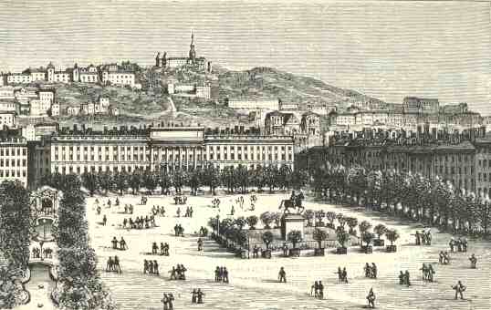 The Place Belleour, Lyons.  (From Cassell&rsquo;s &lsquo;Cities
of the World.&rsquo;)
