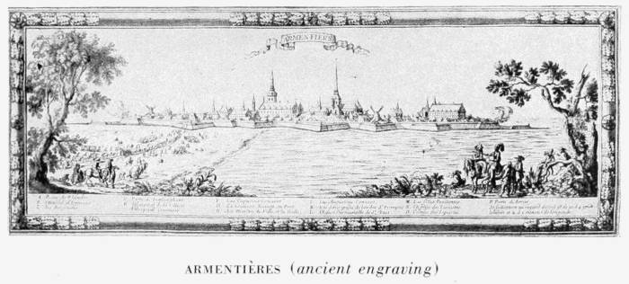 ARMENTI�RES (ancient engraving)