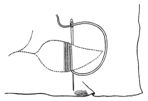Fig. 3.&mdash;Satin Stitch.