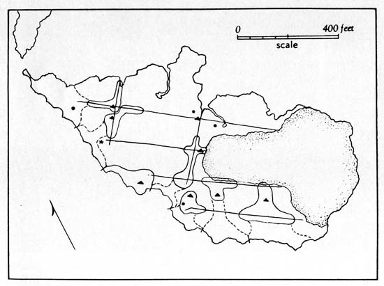 Map of the Lavallette study
island.
