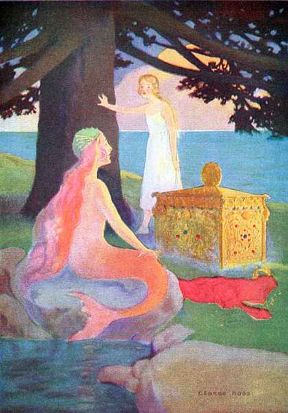 "A SHRINE ADORNED WITH GOLD AND PRECIOUS STONES
APPEARED."