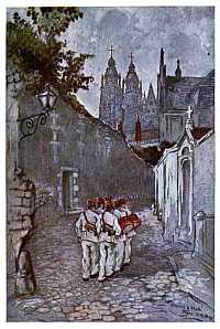 Scene in the Quartier de la Cath�drale, Tours