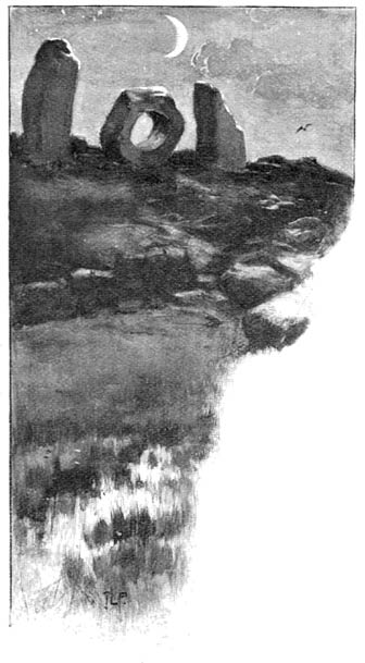 &lsquo;She saw standing out in the semi-darkness a great Tolm&ecirc;n.&rsquo;