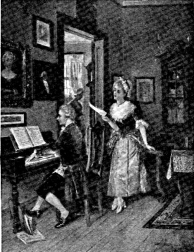 "MOZART AND ALOYSIA WEBER."

From the Picture by Carl R&ouml;hling.

By permission of the Berlin Photographic Company, 133, New Bond Street,
London, W.

Copyright, 1902 by Photographische Gesellschaft.