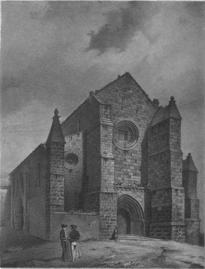Dib.� del nat.l y lit.� por F. J. Parcerisa.
Lit. de J. Donen, Madrid.
IGLESIA DE S.ta MARINA.
(C�rdoba.)