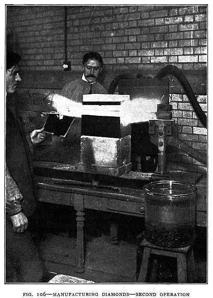 FIG. 106&ndash;MANUFACTURING DIAMONDS&mdash;SECOND OPERATION
