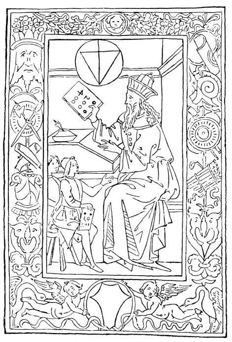Fanciful Portrait of Pythagoras
Calandri's Arithmetic, 1491