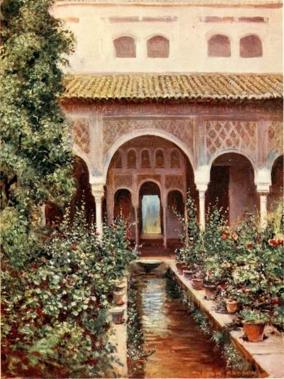 GRANADA&mdash;THE GENERALIFE: PATIO DE LA ACEQUIA