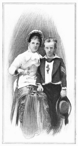 Queen Margherita and the Prince of Naples (Present King of
Italy) in 1880.