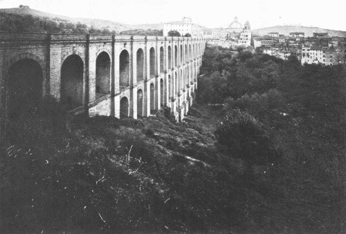 Great New Bridge from Albano to Ariccia.

Built by Pope Pius IX.