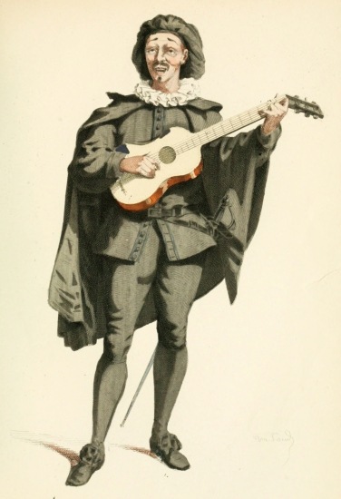 SCARAMOUCH (1645)
Illustrating the Italian Commedia dell'Arte, or Impromptu Comedy