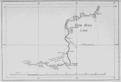 MAP OF YATH-KYED LAKE AND PART OF KAZAN RIVER
By J. B. Tyrrell, 1894