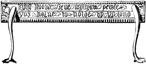 kyng knowde geue wyllyam pewse &thorn;us horne to holde by &thorn;y lond